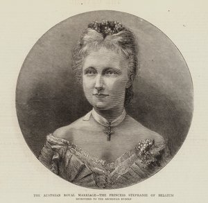 Die österreichische königliche Hochzeit, Prinzessin Stephanie von Belgien