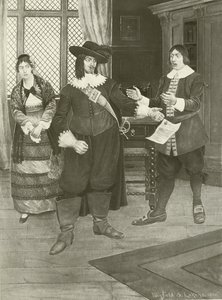 Der Barbier von Sevilla, Akt I Szene xi (Gravur) von English School