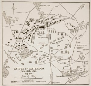 Die Schlacht von Waterloo, 18. Juni 1815
