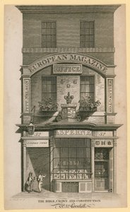 Die Bibel, Krone und Verfassung, Cornhill, London von English School