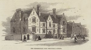 Die Freie Industrieschule von Birmingham (Stich)