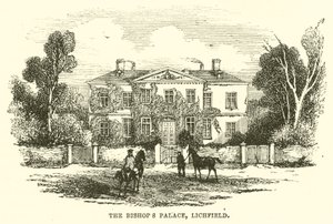Der Bischofspalast, Lichfield von English School