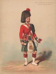 The Black Watch, Royal Highlanders, Offizier, Paradeuniform