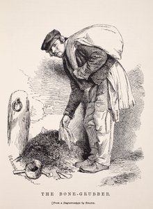 Der Knochenhändler, nach einem Daguerreotypie von Richard Beard, Illustration aus London Labour and London Poor von Henry Mayhew, veröffentlicht 1862 von English School