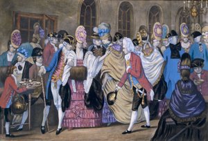 Die Brot- und Buttermanufaktur oder die Launen von Bagnigge Wells, veröffentlicht von Carington Bowles, 1772 von English School