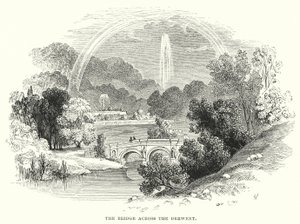 Die Brücke über den Derwent (Gravur)