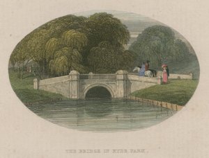 Die Brücke des Hyde Parks, London von English School