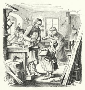Die zerbrochene Wiege (Gravur)