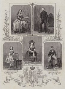 Die Brüder und Schwestern von Prinzessin Alexandra