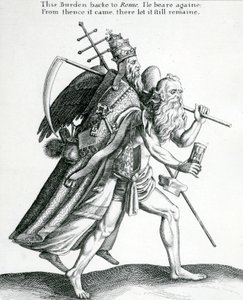 Die Last zurück nach Rom? um 1641 von English School