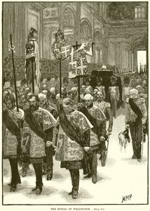 Das Begräbnis von Wellington von English School