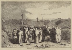 Das Begräbnis eines Mönchs von La Trappe von English School