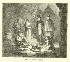 Die Mahlzeit der Bettler von English School