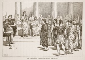 Die Catilinarischen Verschwörer vor dem Senat