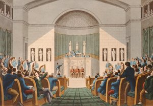 Die Chambre des Députés, ca. 1820 von English School