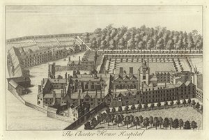 Das Charterhouse Hospital, London von English School