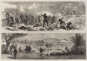 Der Bürgerkrieg in Amerika (Stich) von English School