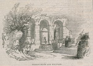 Das Kolosseum - Italienische Ruinen und Brunnen von English School