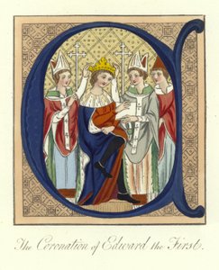 Die Krönung von König Eduard I. von England, 1274