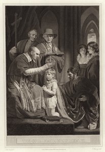 Die Krönung von König Heinrich VI von English School