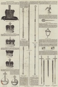Die Kronjuwelen (Stich) von English School