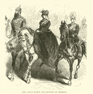 Der Kronprinz und die Kronprinzessin von Deutschland, März 1871