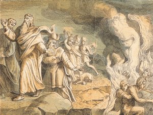 Die Zerstörung von Korah, Nathan und Abiram