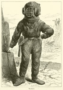 Der Taucher (Gravur) von English School