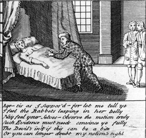 Der Doktor in den Wehen, oder der neue Whim Wham aus Guildford, ca. 1726