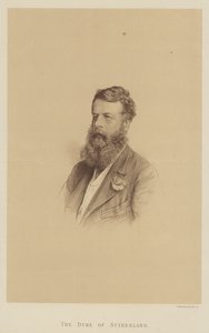 Der Herzog von Sutherland (Lithographie)