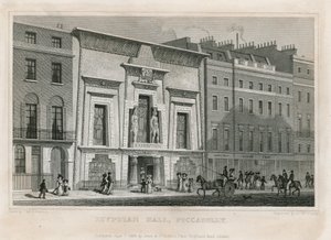 Die ägyptische Halle, Piccadilly von English School