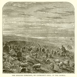 Der englische Friedhof auf Cathcarts Hill auf der Krim