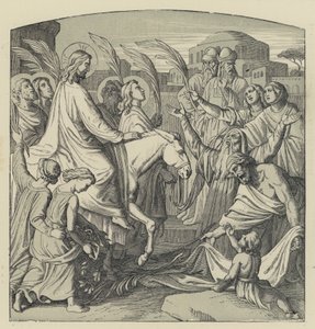 Der Einzug in Jerusalem (Gravur)