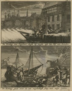 Die Flucht von König Karl I.