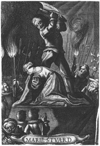 Die Hinrichtung von Maria Stuart (1542-87) am 8. Februar 1587 von English School
