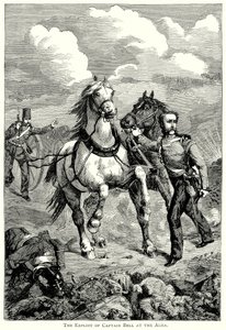 Die Heldentat von Kapitän Bell an der Alma (Gravur) von English School