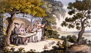 Die reuige Sünderin, aus Ackermanns Repository of Arts, 1817