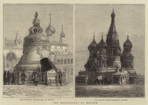 Die Feierlichkeiten in Moskau (Stich) von English School