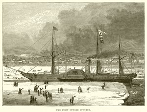 Der erste Cunard-Dampfer von English School