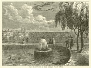 Der Brunnen im Green Park