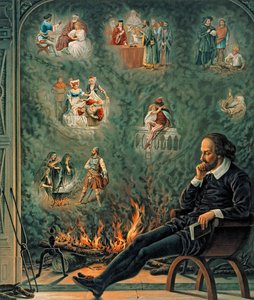 Der Genius von Shakespeare, veröffentlicht 1888