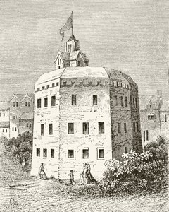 Das Globe Theatre, Southwark, aus 
