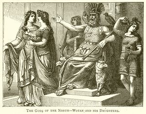 Die Götter des Nordens--Wotan und seine Töchter von English School