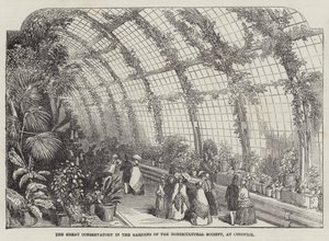 Das große Konservatorium in den Gärten der Horticultural Society in Chiswick