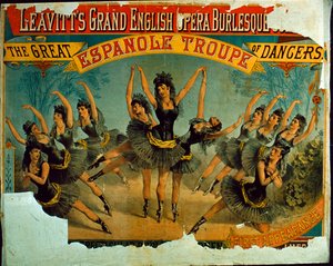 Die große Espanole-Tanztruppe
