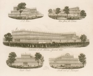 Das Gebäude der Großen Ausstellung, Ansichten aus verschiedenen Winkeln