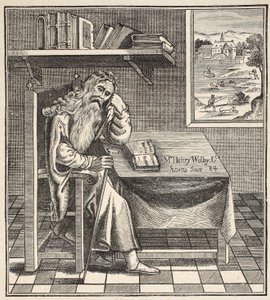 Der Einsiedler von Grub Street, nach einem Bild veröffentlicht von Richardson, 1794 von English School