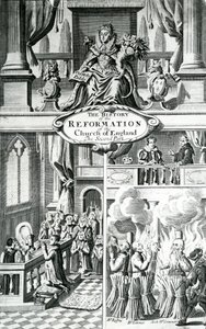 Die Geschichte der Reformation der Kirche von England - der zweite Teil, 17. Jahrhundert von English School