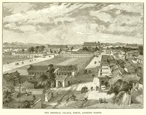 Der Kaiserpalast, Peking, Blick nach Norden