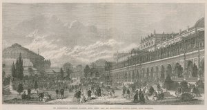 Die Galerien der Internationalen Ausstellung, Royal Albert Hall und die Gärten der Gartenbaugesellschaft, South Kensington von English School